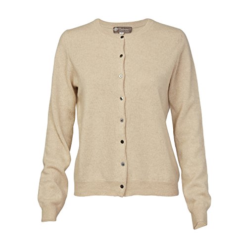 Image of Cashmere Boutique Women's Pure Cashmere Button Cardigan