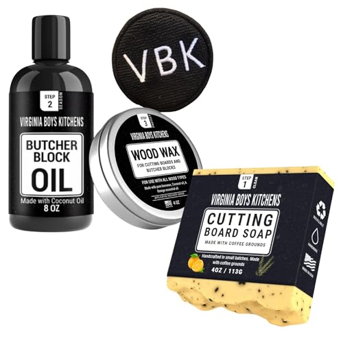 Virginia Boys Kitchens Cutting Board Soap + Basic Care Kit