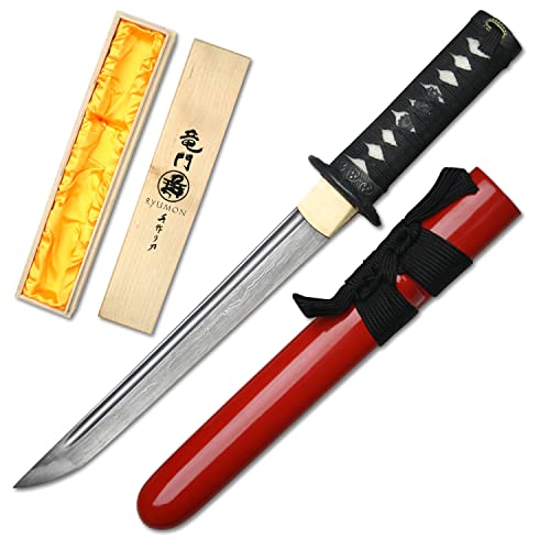 Ryumon Ry-3046 Hand Forged Samurai Sword 17-Inch Overall #TOP1