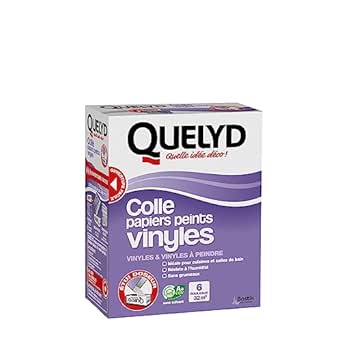 Colle Pour Papiers Peints Intissés Quelyd 250 G – Application Directe 67 Rouleaux Quelyd