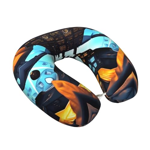 Almohada de poliéster tamaño único para cuello y hombros miniatura 2