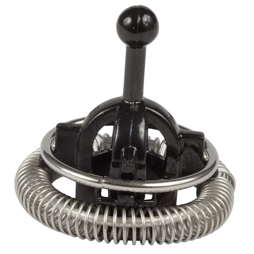 QUAILITAS Espresso Blender Replacement [Silver/Black] for Nespresso/Nestlé Whisk Replacement, Milk Frothing Spare Part for Aeroccino, Dishwasher Safe – Coffee Tea & Espresso