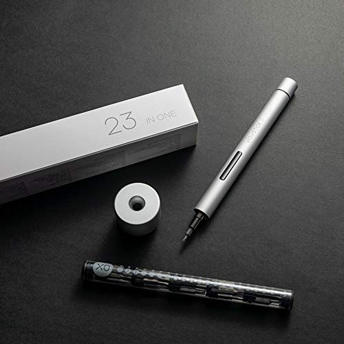 Preisvergleich Produktbild Elektrischer Schraubendreher Mini, 21 in 1 Präzision Elektroschrauber, USB-Aufladung und LED-Licht, Telefon Notebooks Reparatur Tool Kit