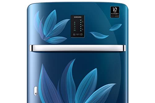 Image of Samsung 189L 5 Star Inverter Direct-Cool Single Door Digi-Touch Refrigerator (RR21C2E259U /HL,Paradise Bloom Blue)