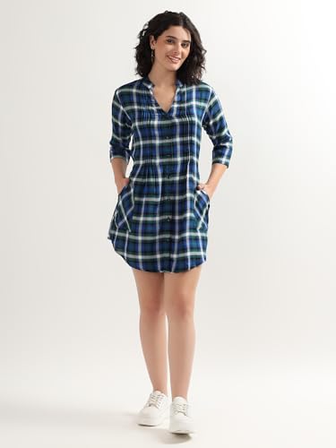 High Skyzz blue cotton dress – image 2