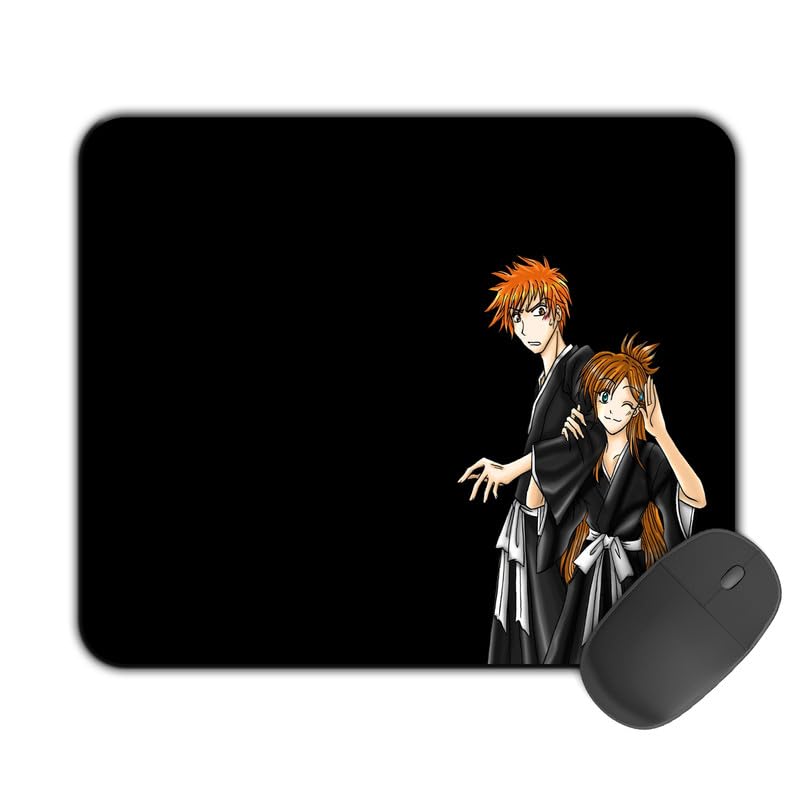 Image of Printed Designer Mouse Pad Fan Ichigo (200MM X 240 X 3MM) Enhance Gaming and Work Performance Comfortable and Precise Non-Slip Water Proof Bleach Mouse Pad.