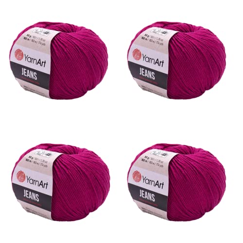 Image of YarnArt Cotton Blend Amigurumi Yarn - Cotton Acrylic Blend Yarn for Knitting & Crochet, Soft & Durable Yarn for Amigurumi, Baby Items and Garments