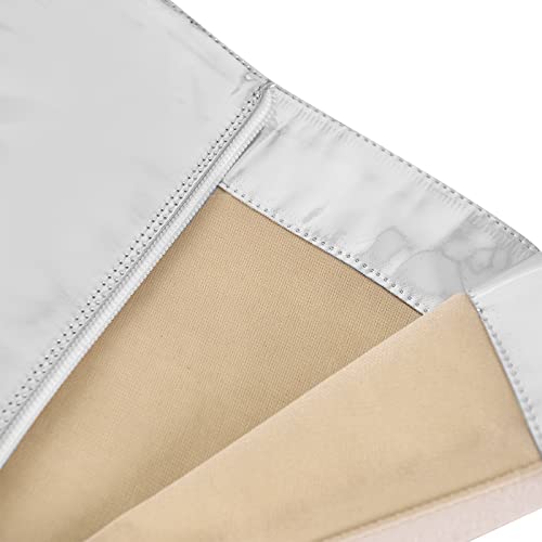 Verisson Over The Knee High Metallic Patent Leather Boots Stiletto Heel Pointed Toe Thigh High Boot With Zipper Silver Stitchy Toe Size 12 #TOP2