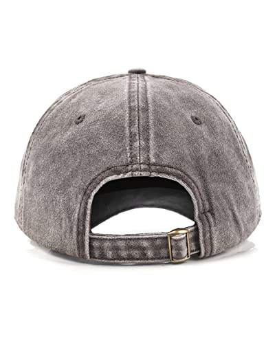Image of XXL Baseball Cap For Big Heads, Soft Crown Washed Dad Hat, Oversized Denim Cap For Men Women Golf, Travel, Daily Wear