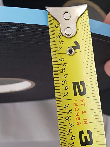 Image of Double Coated Window Glazing Tape, DC-PEF06P Width 1 /16 inch x Thick 3 /8 inch x 150' Black