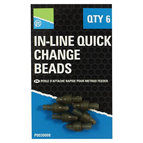 Preston Perles Connecteur Méthode d'alimentation in-Line Quick Change Beads