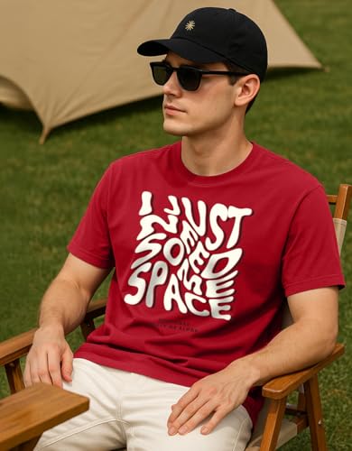 Image of Veirdo Men's Trendy Graphic Regular Fit T-Shirt Combo Pack of 2 | Casual Pure Cotton Round Neck Tees | Stylish Fashion Tops for Everyday Wear | Sizes: S to XXL