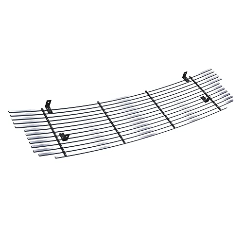 Aps Premium Stainless Steel Chrome 8X6 Billet Grille Compatible With Ford F-150 Harley Davidson Lightning 1999-2003 & Expedition 99-02 & F-150 Heritage 04 Main Upper N19-S27058F #TOP12