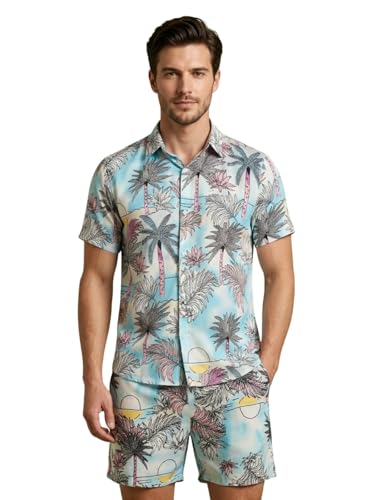 Image of GRECIILOOKS Men Co Ord Set for Men | Men Cord Set | Night Suit for Men | T-Shirt and Shorts Set for Men | Night Dress for Men | Pyjama Set for Men