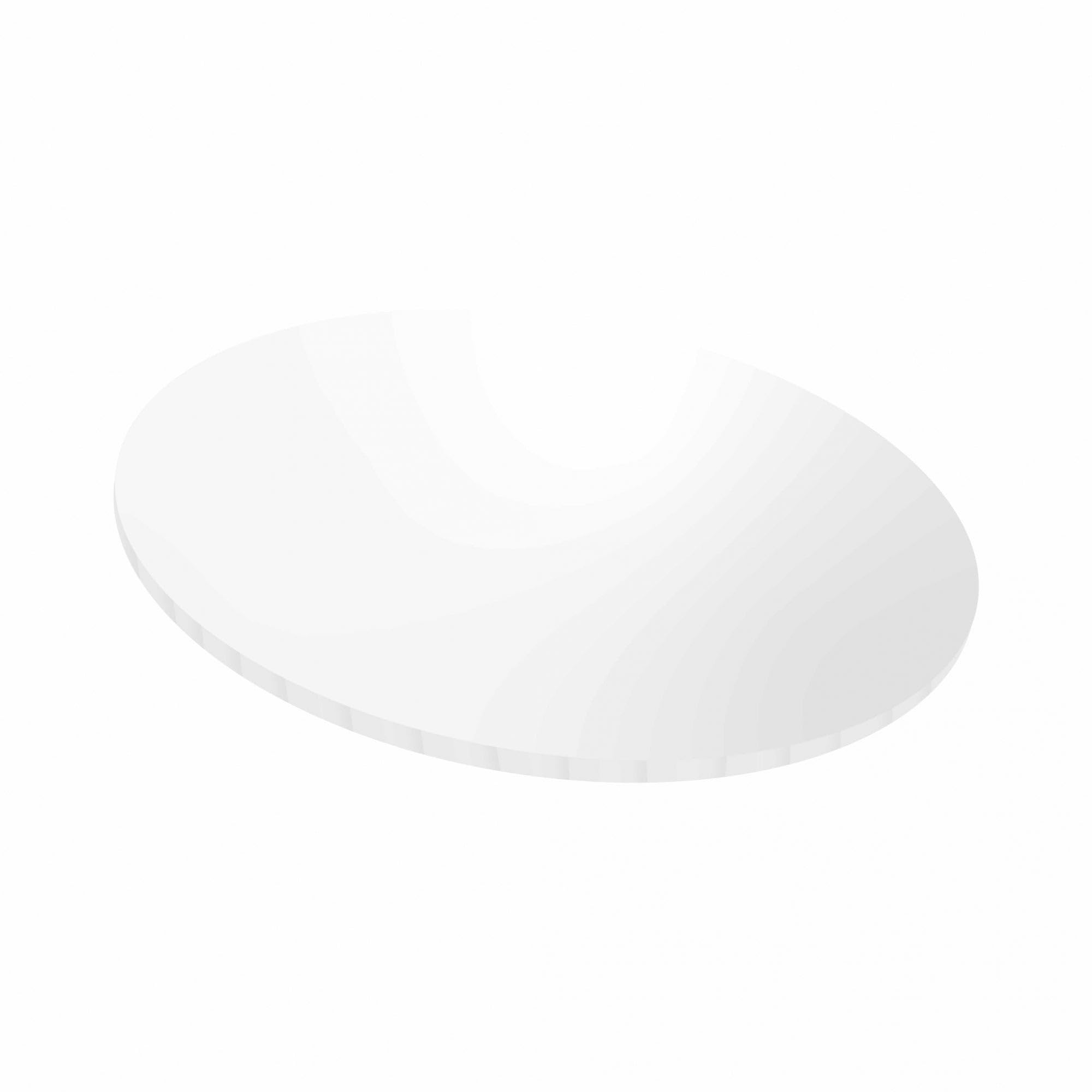 Simply Making 5mm White Round Gloss Masonite Board-12 (30.48cm)