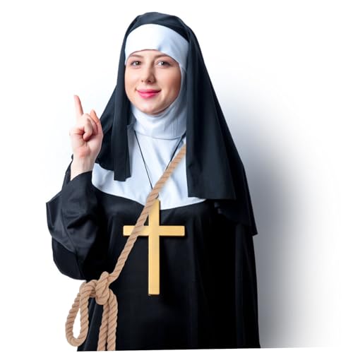 Gatuida Vintage Waist Belt for Pastor Gothic Style Rope Belt for Cosplay Costume and Everyday Wear Durable Deep Design for Pants and Trousers4