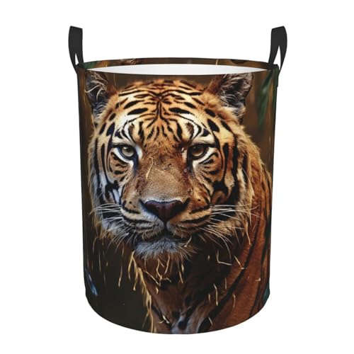 Panier à linge imperméable léopard sac de rangement de 50L pour vêtements