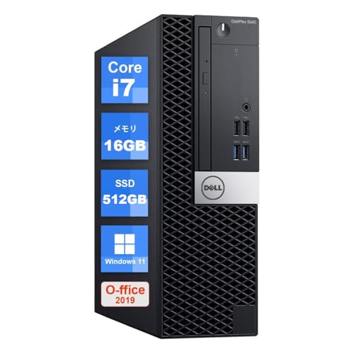�y�����ςݕi�z�f�� �f�X�N�g�b�vOptiPlex 5040SFF��7040SFF�����\��6����Corei7 6700 �f�X�N�g�b�vPCWindows11 64bit/MS O-ffice 2019���� �����ݒ��/WIFI/Bluetooth/DP/HDM