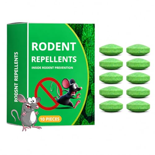 Image of Go Garden Natural Rat Repellent Balls for Car & Home Pack of 10 | Rodent Repellent for Car Engine, Wiring & Interiors | Mice & Rat Control for Home, Garage, Garden & Outdoor Areas