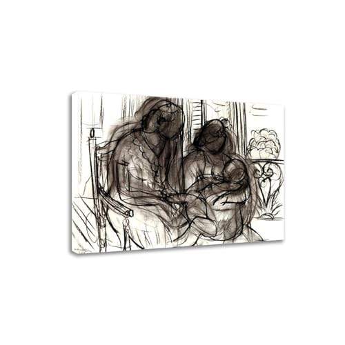 Tableau célèbres Impression sur toile de qualité musée Maternité cadre haut de gamme