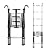 Telesladder Aluminum Extensionladder with Hook Multi-Purpose Portable Ladders 2M/2.6M/2.9M/3.2M/3.8M/4.1M/4.4M Tall Marriage/2.9M/9.5Ft