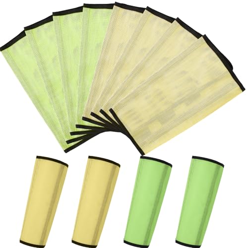 Image of Jexine Set of 8 Mesh Fly Boots for Horse Loose Fitting Non Slip Breathable Horse Fly Leggings Protective Reduces Stress Leg Fatigue Wraps for Preventing Flies Mosquitoes Bite