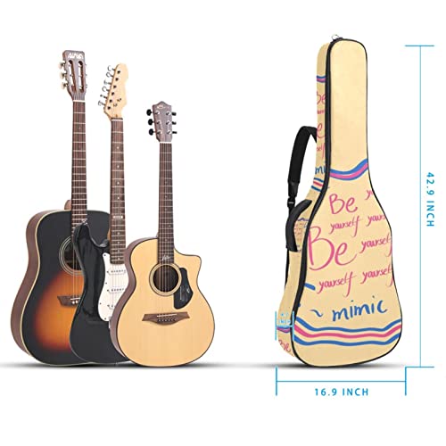 Housse de protection pour guitare acoustique classique et acoustique Motif flocon de neige, Multicolore 10., 42.9×16.9×4… - Les Beatles, Paul McCartney, John Lennon, RIngo Starr, George Harrison Housse de protection pour guitare acoustique classique et acoustique Motif flocon de neige, Multicolore 10., 42.9x16.9x4… – Image 6