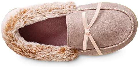 isotoner Women's Recycled Microsuede Rae Moccasin, Woodberry, 6.5-7 | Image 3