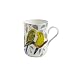 Produktbild Maxwell & Williams PBW1508 Birds of the World Becher, Kaffeebecher, Tasse mit Vogelmotiv: Wellensittich, in Geschenkbox, Porzellan
