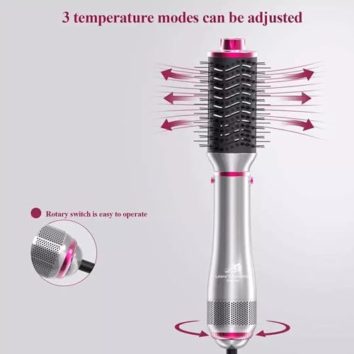 Lalano`S Cosmetics - Asciugacapelli One Step Volumizer Hair Dryer Spazzola Ad Aria Calda 4 In 1, 1200,00 W - 4