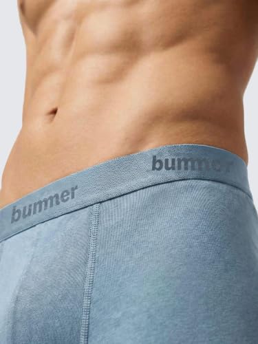Image of Bummer Men's Premium Cotton Underwear | Fine Combed Cotton with Elastane for Stretch | Ultra Breathable Innerwear | Soft Fabric & No-Roll Waistband | Printed Trunks & Inner Combo for Men