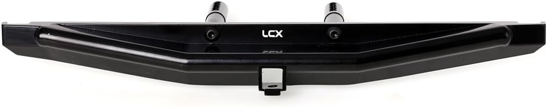 LCX Racing 1/10th RC Crawler Car CNC Aluminum Rear Bumper for Traxxas TRX4 Axial SCX10 II SCX10 III SCX10 PRO Gen7 Gen8, Upgrades Parts Accessories