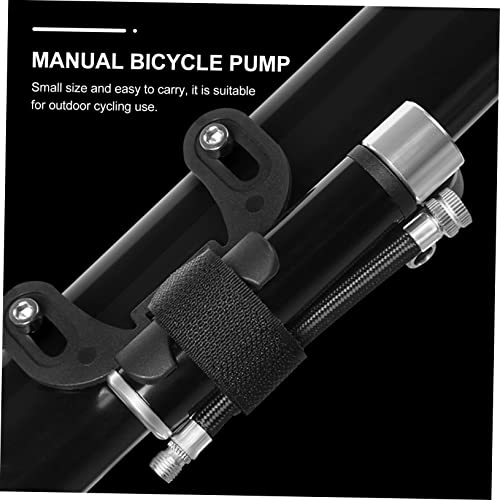 Bomba manual de bicicleta e inflador de neumáticos portátil compatible con válvulas 3