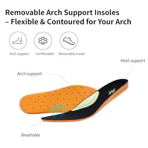 Women's Walking Shoes with Arch Support Plantar Fasciitis Orthotic Slip On Tennis Sneakers for Long Standing2