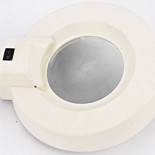 Led Magnifying Lamp, 10X Clamp-On Magnifier Desk Table Task Lamp Lens Diopter With Adjustable Swivel Arm #TOP1