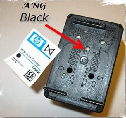 Image of ANG Refill Ink for DeskJet Ink Advantage 2135 All-in-One Printer | Black Ink, 100GMS per Bottle + 4 Syringes