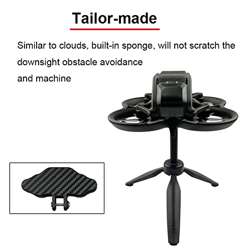 ZWLLKJGS Desktop Tripod Display Stand for DJI Avata FPV Flying Drone Tool-less Installation Stable Display Mount DJI FPV Accessories (Black) - Image 2