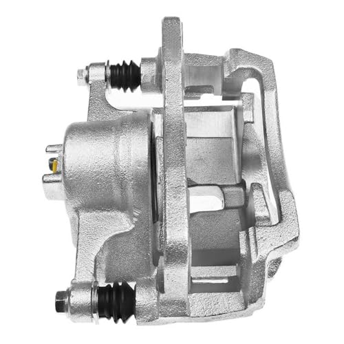 Image of Detroit Axle - Front Driver Side Brake Caliper w /Bracket Replacement for 2001-2005 Honda Civic Acura EL
