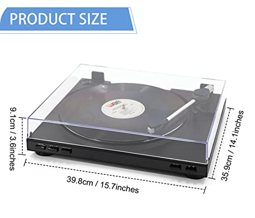 Tourne-disque avec couvercle anti-poussière transparent Tourne-disque en vinyle Haut-parleurs stéréo intégrés Bluetooth… - Les Beatles, Paul McCartney, John Lennon, RIngo Starr, George Harrison Tourne-disque avec couvercle anti-poussière transparent Tourne-disque en vinyle Haut-parleurs stéréo intégrés Bluetooth… – Image 8