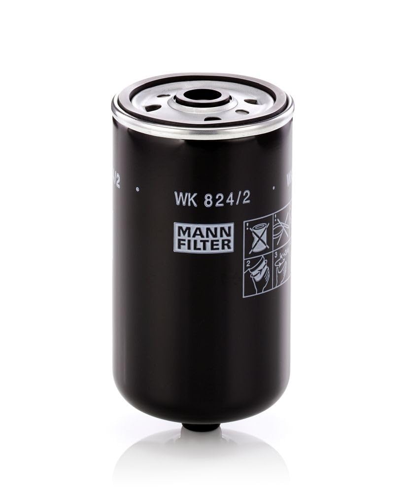 MANN-FILTER Wk 824/2 Filtro Carburante - Per Autovetture + Veicoli Commeriali - 4