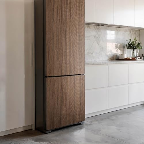 Pegatina impermeable de madera para nevera de 60x205 cm resistente a rayones 4