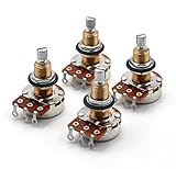 Bourns 500K LONG Split Shaft Audio Taper Low Friction Potentiometers Set of Four (4X)