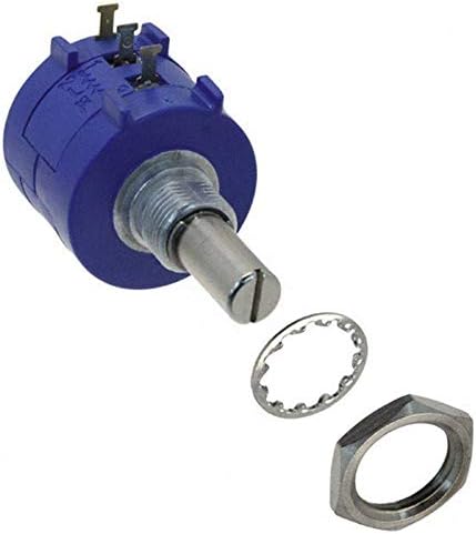 Bourns 3590S-2-502L Resistor Wirewound Potentiometer Pot, 5%, 2 Watt, 6.34 mm Panel Mount, 5k Ohm, 22 mm Dia x 22.81 mm H x 39.22 mm L