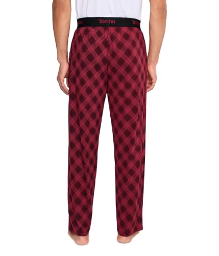 Image of Tommy John Men's Second Skin Pajama Pants - Comfortable Soft Sleep & Lounge Bottoms for Men