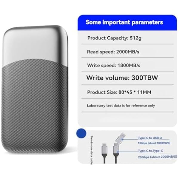 Портативный внешний твердотельный накопитель SSD 2 5 для ПК ноутбуков профессионалов игр