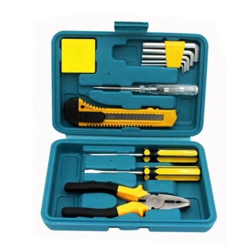 Sulfar Multi Functional 7 in 1 Hardware Tool Set Small Hand Tool Set Household Combination Electrician Toolbox