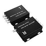 Erweiterte AHDs / CVIs / TVIs 4-Port Koaxial Signalmultiplexer für Kamerasysteme ermöglicht erweiterten 1080P Übertragungskanal Koaxial CCTV Videokombinator BNC Sicherheitsverkabelung Übertragung
