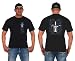 Produktbild JH DESIGN GROUP Herren Ford Mustang T-Shirt Tri-Bar Pony Distressed Collage Black Shirt, Schwarz, XL