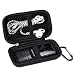 MP3 Player Case KINGTOP Durable Hard Shell Travel Carrying Case for MP3 MP4 Players,iPod Nano,iPod Shuffle,USB Cable,Earphones,Memory Cards,U Disk,Keys (Black)