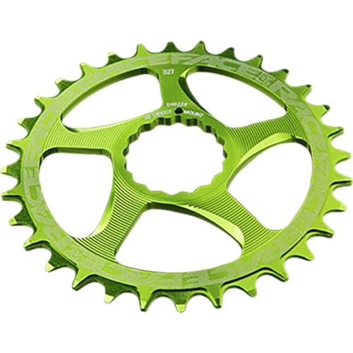 Plateau étroit Race Face vert usiné en direct mount pour VTT engagé